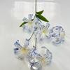 Flores Artificiais 5 Cabeças Lírio Dourado Decoração de Casamento Flores Falsas Mobiliário Doméstico Casamento Novas Flores Decorativas Lírios Multi-Cabeças