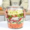 Frasco de Vidrio Sellado, Recipiente para Té, Frasco para Almacenar Granos, Frasco Sellado para Hierbas Medicinales Chinas, Frasco Grande a Prueba de Humedad para Pepinillos