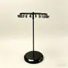 En Stock Creativo Hierro Forjado Giratorio Soporte Exhibidor de Collares, Colgador Pequeño para Joyería, Estante Exhibidor de Pulseras y Joyería, Soporte Exhibidor de Collares para Puestos