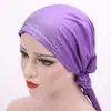 Tela de Poliéster Elástico AliExpress Gorro para Quimioterapia con Perforaciones Calientes para Mujer Pañuelo para la Cabeza