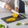 Tabla de Cortar Cuadrada de Plástico con Aspecto de Mármol apta para Uso Doméstico, Almacenamiento Clasificado, Tabla de Picar, Tabla para Frutas, Tabla de Picar de Cocina de Doble Cara