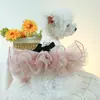 PETCIRCLE Ropa para Mascotas para Perros Pequeños y Cachorros, Lindo Vestido de Otoño e Invierno a Prueba de Frío para Mascotas, Vestido Abullonado Anna