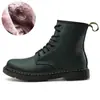 Botas Martin para Hombre Estilo Tooling Primavera Nuevas Botas Martin para Hombre Pareja Piel de Vaca de Dos Capas Talla Grande Estación Europea Zapatos de Hombre