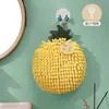 Nova Toalha de Mão de Chenille de Frutas para Pendurar Cozinha Banheiro Banheiro Espessa Bola de Mão Fofa Absorvente