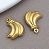 Acessórios para Joias DIY Aço Inoxidável Lua Crescente Estrela de Cinco Pontas Coração Anjo Pingente Colar Pulseira Brincos Material para Pingente