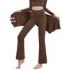 Calça de microfibra para yoga feminina primavera, outono e inverno cintura alta justa para usar fora da academia roupa de yoga badminton esportes fitness calça saia atacado