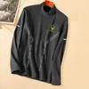 Camiseta básica unisex de cuello medio, terciopelo de doble cara, terciopelo alemán, otoño e invierno, forrada de polar, engrosada, cálida, versátil, corte ajustado