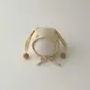 Touca de Bebê Fofa com Orelhas de Coelho Chapéu com Proteção para as Orelhas Estilo Coreano Bebê Primavera e Outono Igual ao da Foto Chapéu com Cadarço Touca para Recém-Nascido Fetal