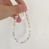 Accesorios de lujo ligero de moda pulsera de moda versátil pulsera de perlas artificiales estrelladas pulsera de plata rota pulsera nueva pulsera simple