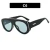Gafas de Sol Aviador Kedun 2025 Estilo Nuevo Gafas de Sol de Moda Europeas y Americanas para Mujer Estilo Callejero Protección Solar