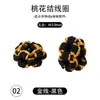 Nó Flor de Pessegueiro Bobina DIY Acessórios de Corda de Mão Miçangas Tecidas à Mão Fio Colorido Bobina Enrolada com Fio Dourado Materiais para Joias Atacado