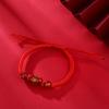 2024 año del dragón año zodiacal de nacimiento hombres y mujeres pareja pulsera de cuerda roja tailandesa tejida para combinar con todo pulsera de cuerda roja para el cabello
