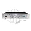Amplificador de potência direcional de seis zonas, shopping center, supermercado, amplificador de potência Bluetooth, ajuste de volume, engenharia de escola de áudio com USB/SD