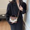Bolsas de nicho para mulheres 2025 Novas bolsas de ombro versáteis e modernas, bolsas crossbody populares de celebridades da internet, bolsa quadrada pequena