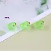 ¡Guau, Adornos Decorativos de Paisaje en Miniatura, Paisajismo con Musgo DIY Hecho a Mano, Familia Luminosa de Gallina y Pollitos, Resina Luminosa