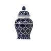 Fundo Azul Vaso de Porcelana Azul e Branco Vaso de Flores Sala de Estar Francesa Entrada Mesa de Centro Armário de Vinho Estudo Estilo Chinês Novo Ornamentos Arranjo de Flores de Chão