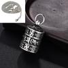 Joyería de plata tailandesa para pareja retro, colgante de moda nacional, plata esterlina personalizada para hombre y mujer, moda versátil