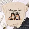 Camisetas de Gilmore Girls para Mujer Gráfico de Manga Harajuku Camiseta Chica