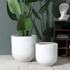 Vaso de cerâmica extra grande diâmetro grande 30cm acima de 40cm tamanho super alta qualidade pátio shopping center para árvore da fortuna