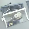 Procesamiento y Personalización de Bolsa Transparente para Documentos A6 Bolsa de Malla de Poliéster para Examen de Estudiante Papelería Bolsa con Logo de Empresa Redacción OEM