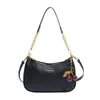 Bolso retro transfronterizo modelo nuevo 2026, bolso de axila de color sólido de alta gama, bolso cruzado de gran capacidad para commuting para mujer