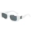 Gafas de Sol Personalizadas Hip Hop Caja con Muesca Marea Callejera Gafas de Sol Fuera de lo Común Estilo de Nicho Popular en Internet Gafas para Fiesta