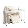 Mesa de Manicure Móvel Estilo Japonês Mesa Sofá de Camada Única com Rodas Mesa Moderna Minimalista Multifuncional Tendência para Salão de Unhas com Rodízios