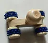 Massageador de coluna cervical com rolo Bola de massagem no pescoço em forma de U Massagem manual no pescoço Massageador meridiano manual doméstico
