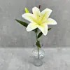 Impressão 3D único Lírio flor artificial salão de casamento arranjo de flores decoração conjunto falso flor arco de boas-vindas falsa flor falsa atacado