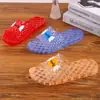 Pantuflas de Verano para Mujer con Cristal para Baño Hogar Interior de Plástico Gelatina Antideslizantes Transparentes Desodorantes Sandalias para Mujer