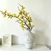 Flor Artificial de Rama Única con Fruta Navideña de la Fortuna, Fruta de la Fortuna, Fruta de Olivo, Decoración de Boda, Arreglo Floral