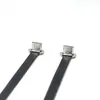 Codo de 90 grados Micro-USB 5P Macho a Macho Cable Plano Flexible FPC para Cableado de Señal Interno en Dispositivos
