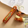 Llavero Colgante Dibujo Animado Creativo Transfronterizo Familia de Pikachu y Eevee Accesorios para Llavero de Bolsa de Coche Venta al por Mayor