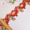 Exquisito Encaje Multicor Soluble en Agua Estilo Étnico Encaje de Flor Hueca Accesorios Nuevo Estilo Chino Tela Bordada de Poliéster Mayoreo