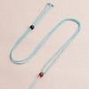 Colgante de jade fino ajustable de 2 mm para cuello, cadena de clavícula, collar de ágata ámbar y cristal, cuerda, venta al por mayor