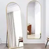 Espejo de pared dormitorio espejo tridimensional grande espejo de cuerpo entero espejo de pie uso doméstico estilo celebridad de internet ins espejo de tocador
