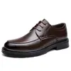 Sapatos masculinos plus size transfronteiriços, novos sapatos formais de couro, sapatos casuais masculinos de sola macia e antiderrapante, sapatos de noivo estilo britânico