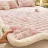 2026 Nueva Manta de Leche Polar para Colchón Uso en Casa Cubierta de Cama Caliente Manta Protector de Colchón para Cama Individual de Dormitorio de Estudiante Colchoneta Colchón