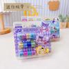 Mini cinta de papel y cinta de dibujos animados, máquina de papel, traje de mano, cuenta, decoración, productos para niños, linda cinta adhesiva, pequeño regalo