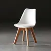 Mesa y Silla con Respaldo de Tulipa Simple Moda Oficina Ocio Recepción Negociación Silla de Plástico Imus Silla de Comedor Nórdica