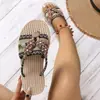Zapatillas Planas Transfronterizas Europeas y Americanas Venta Caliente Transpirables Estación Independiente Sandalias para Mujer Textura Transfronteriza Playa Versátiles Al por Mayor Tallas Grandes