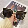 Nuevas Gafas de Sol Cuadradas de Moda Estilo Coreano para Hombres y Mujeres, Adecuadas para Caras Redondas, Hacen que la Cara Parezca Más Pequeña, Aspecto Natural, Gafas de Sol para Protección Solar al Aire Libre