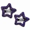Pasador de Pelo de Estrella de Peluche Estilo Coreano, Pinza para el Pelo de Hilo, Pasador Suave y Lindo para Niños, Pasador para Flequillo Dopamina No Dañino, Accesorio para el Cabello