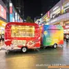 El fabricante Shanghai Yibao exporta remolques de comida, carritos de comida, grúas, carritos de acero inoxidable y carritos de café modernos.