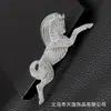 Broche Cavalo Sino-Japonês Novo Retrô Transfronteiriço Pino de Liga Eletrodepositada Acessórios de Animal Pinos para Terno Masculino e Feminino