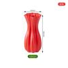 Venta al por mayor del fabricante Nuevo Jarrón Decorativo Chino Rojo Festivo Cerámica de Imitación Plástico Jarrón Retenedor de Agua Jarrón para Flores