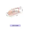 Mesa de barbacoa de madera estilo japonés paso a paso plato elevado para sashimi sushi plato de concepto artístico plato creativo para hot pot