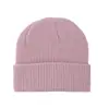 Gorro de Punto Cálido de Otoño para Hombre, Gorro de Lana Liso de Color Sólido Unisex, Gorro Corto Estilo Coreano