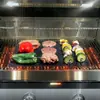 Tapete de churrasco de teflon superdimensionado 40*60 terno de fibra de vidro antiaderente resistente a altas temperaturas tapete de churrasco bbq