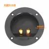 Caja de Terminales para Múltiples Altavoces Agujero de 76 mm Borne Terminal DIY Altavoz con Placa Terminal para Cable de Altavoz Caja Redonda Grande para Cables